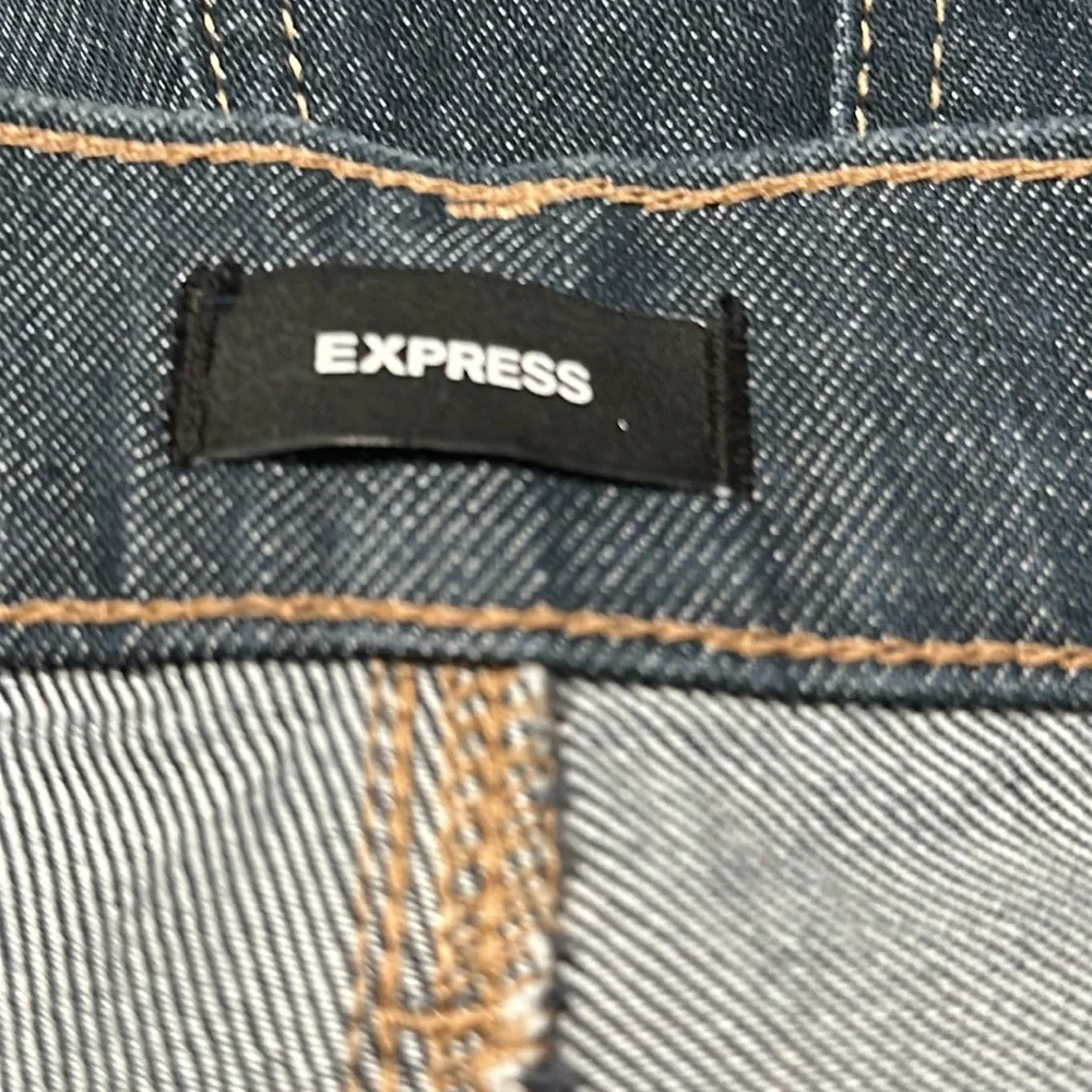 👛 Express 70’s Flare Mid Rise Jeans - Picture 3 of 5